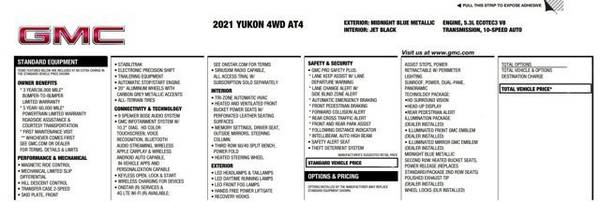 2021 GMC Yukon