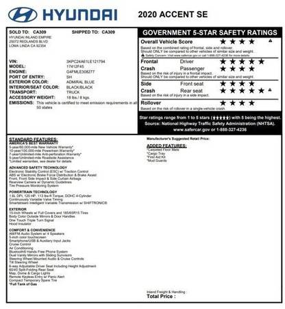 2020 Hyundai Accent