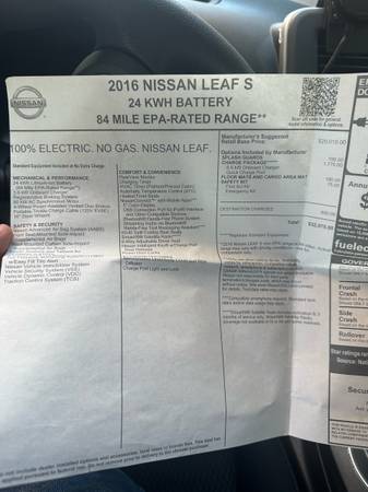 2016 Nissan Leaf