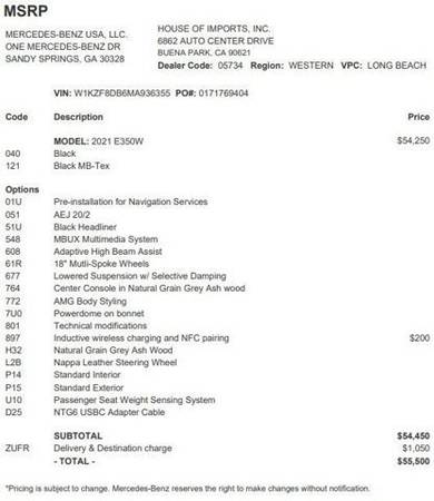 2021 Mercedes -Benz