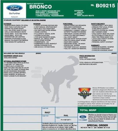2022 Ford Bronco